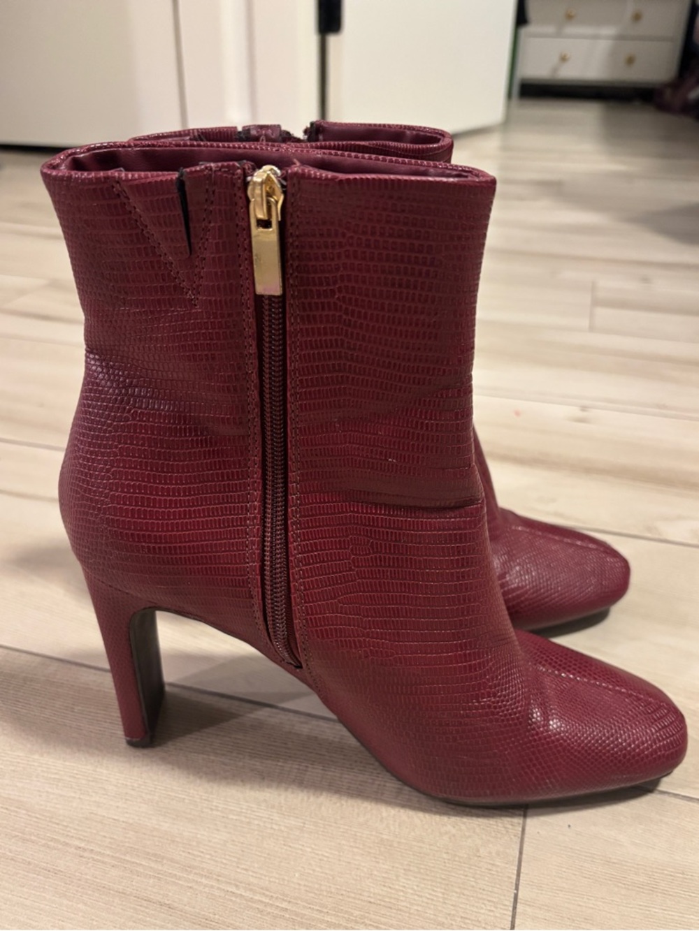 Red Heeled Booties
